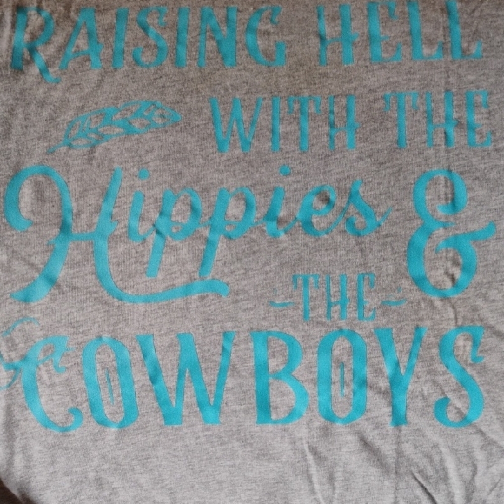 Gray and Blue Kids Shirt